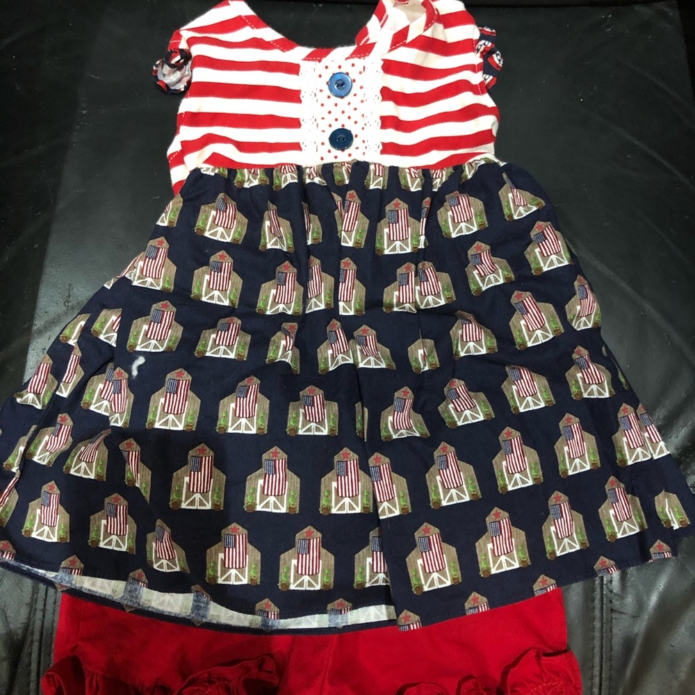 RicRac Ruffles Shorts set